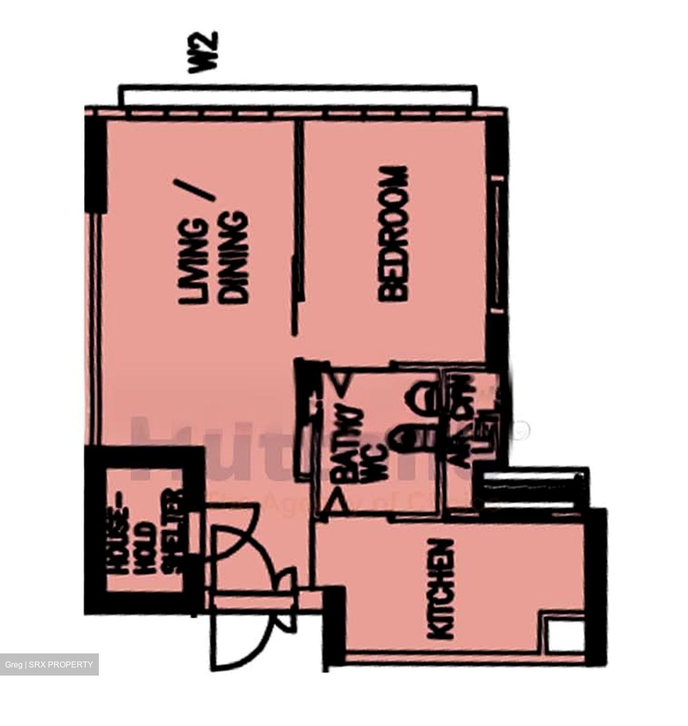Blk 659C Waterway Sunray (Punggol), HDB 2 Rooms #574644751